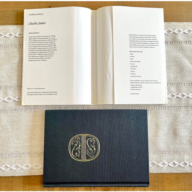 Rare Charles James Fashion Memoir 1997 Richard Martin 1st Print 1st Edition HCDJ Out of Print For Sale - Image 11 of 12