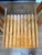 Brown 1960s Romanian Mid-Century Modern Teak Space Saver Dining Table With Four Hidden Nesting Chairs For Sale - Image 8 of 17
