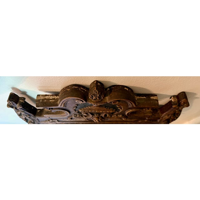 Victorian Antique American Victorian Pier Mirror With Figural Genre Scene Panel, Circa 1870–1890 For Sale - Image 3 of 10