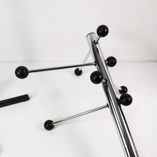 Metal Vintage German Space Age Floor Hanger, 1970s For Sale - Image 7 of 14