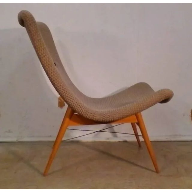 Mid-Century Lounge Chair by Miroslav Navratil, 1950s For Sale - Image 3 of 6