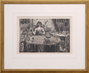 1940s "Victoria" Lithograph by Zsissly(b.1897-1983)