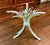 Italian Italian Tole Side Table With Clear Glass Top For Sale - Image 3 of 6
