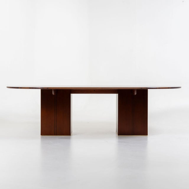 Modern 20th Century Africa Dining Table by Afra & Tobia Scarpa for Maxalto, Italy For Sale - Image 3 of 11