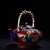 This striking vintage cloisonne enamel teapot is a beautiful example of traditional craftsmanship. The body is decorated...