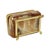 Metal Vintage Italian Jewelry Box in Alabaster with Gold Lions Paws, 1960s For Sale - Image 7 of 13