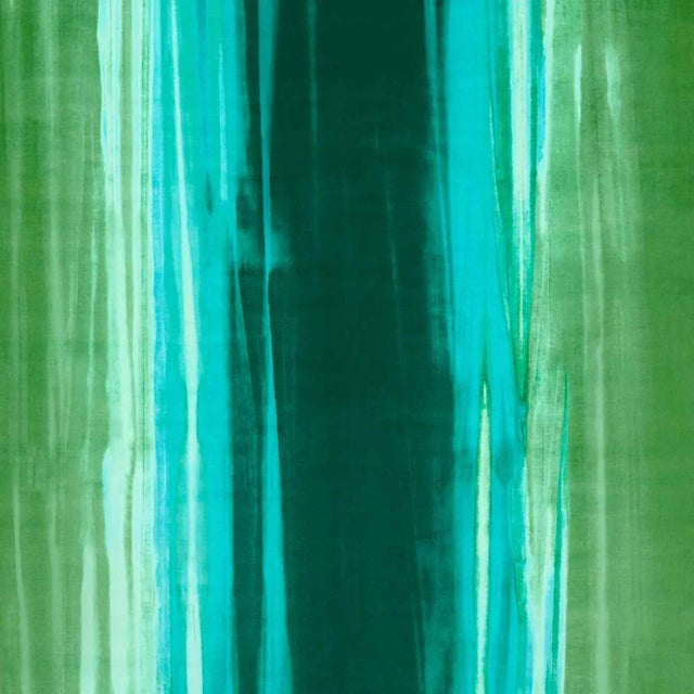 Harlequin Rewilded Fabric in Emerald/Azurite/Palm For Sale