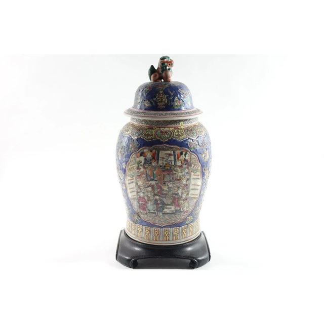 Antique Chinese Porcelain Urns - A Pair For Sale - Image 12 of 13