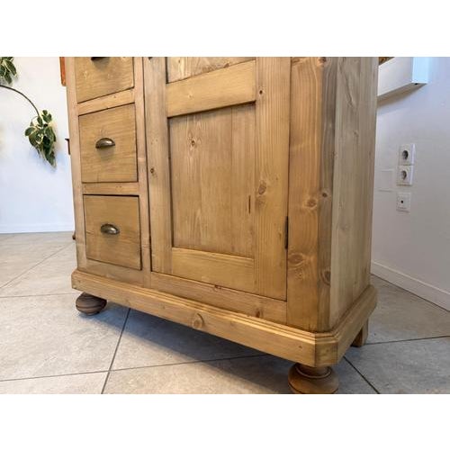 Rustic Farmhouse Bread Cabinet For Sale - Image 6 of 12