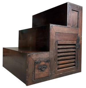 Japanese Staircase Cabinet, 1920s