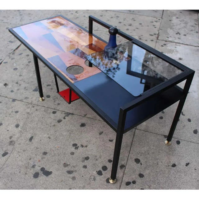 Mid-Century Modern Italian 1950s Coffee Table By Gimo Fero For Sale - Image 3 of 7