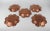 Marie Zimmermann Arts and Crafts Copper Flower Dishes, Circa 1915, Set of Five For Sale In Los Angeles - Image 6 of 11