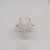 Modern Classic Natural Opal Solitaire Ring: Solid 14k Gold, Oval 14×11mm - Fine Jewelry, Size 6.75 For Sale - Image 3 of 7