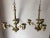French Regency Gilt Bronze Hanging Candelabra Chandeliers - a Pair For Sale - Image 9 of 9