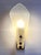 Murano Contemporary Italian Sanded Leave Murano Glass Walls Sconce - A Pair For Sale - Image 4 of 6