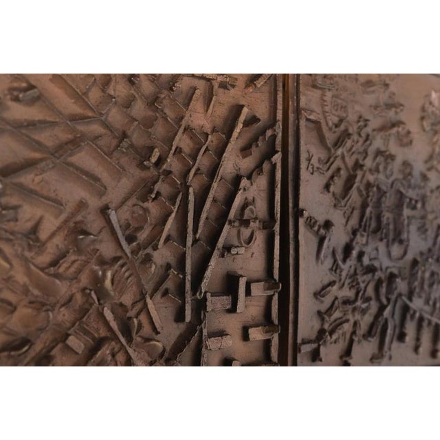 Bronze Wall Landscape from Bror Marklund, 1950s For Sale - Image 6 of 10