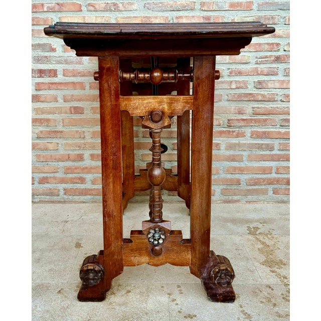 Mid 20th Century Early 20th Century Spanish Console Table, 1940s For Sale - Image 5 of 5