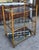 1960’s Hollywood Regency Faux Bamboo Cocktail Bar Cart For Sale - Image 10 of 11