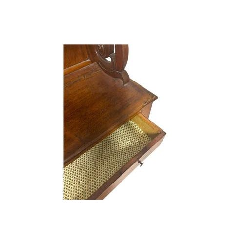 Antique Wooden Sideboard with Shelf and Turned Balustrade For Sale - Image 6 of 9