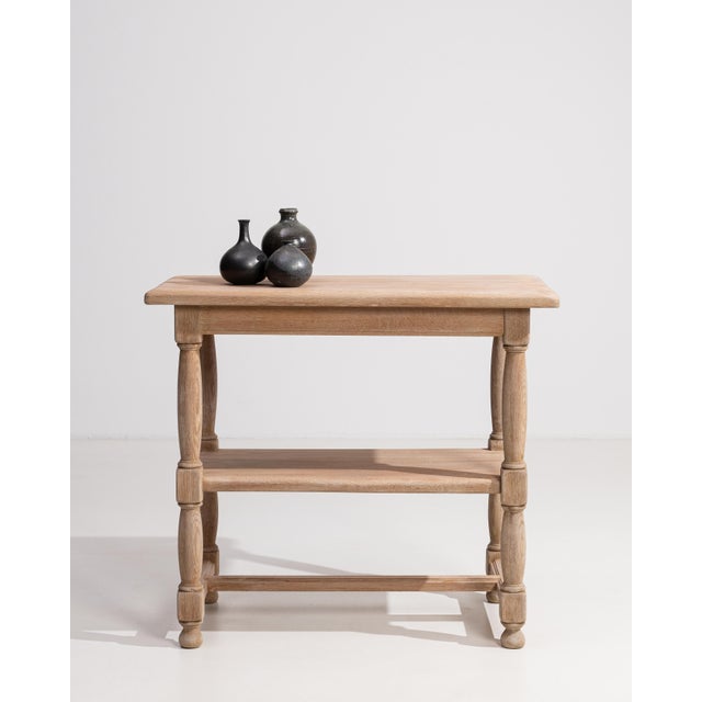 Oak Console Table With Turned Legs France Early 1900s For Sale - Image 12 of 12