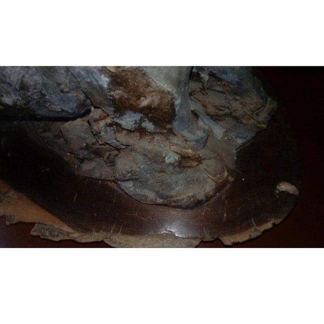 Rhinoceros Sculpture by Tom Yssel For Sale - Image 4 of 6