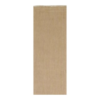 Rug & Kilim’s Modern Textural Extra-Long Runner Rug in Beige-Brown & Cream Tones - 2'7" X 7' For Sale