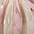 Pink Mid Century Murano Zanfirico Latticino Art Glass Paperweight 3" For Sale - Image 8 of 14