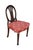 Hepplewhite Antique Hepplewhite Carved Mahogany Oval Wheel Back Dining Side Desk Chair For Sale - Image 3 of 18