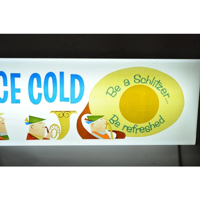 Vintage 1958 Jos. Schiltz Large 73" Lighted Brewing Beer Advertisement Bar Sign For Sale In Philadelphia - Image 6 of 13