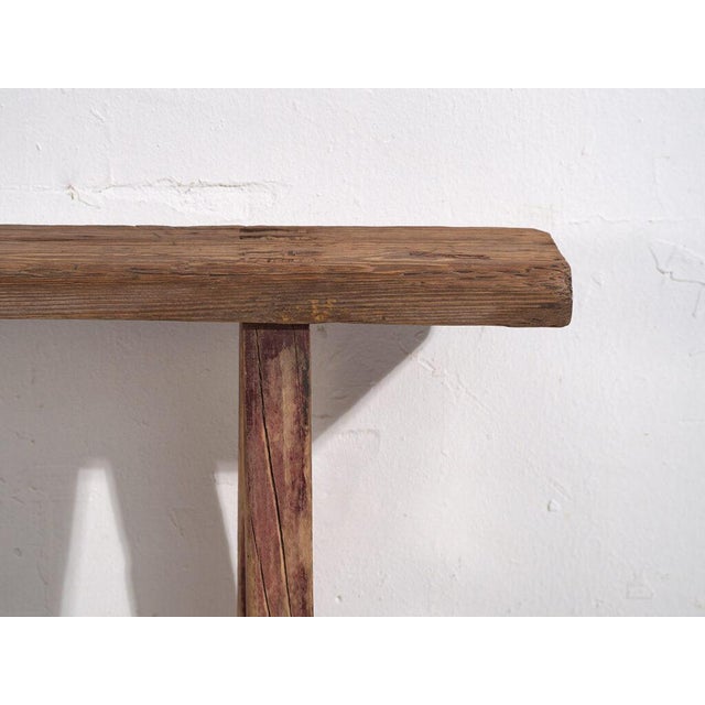 Wood Antique Wood Bench | Wooden Bench | Amaru For Sale - Image 7 of 9
