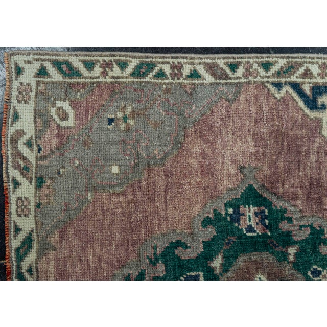Early 21st Century Turkish Vintage Rug 3'2" x 11'9" #20718 For Sale - Image 5 of 8
