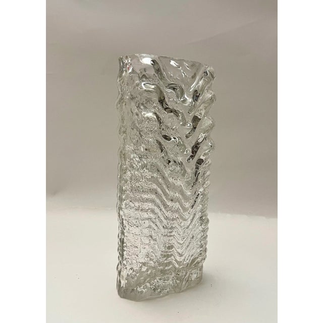 Mid-Century Modern Rosenthal Glass Vase by Martin Freyer, Germany, 1960's For Sale - Image 3 of 14
