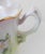 Light Pink Antique c.1890 Hand-Painted Porcelain Nippon Shaving Mug For Sale - Image 8 of 10