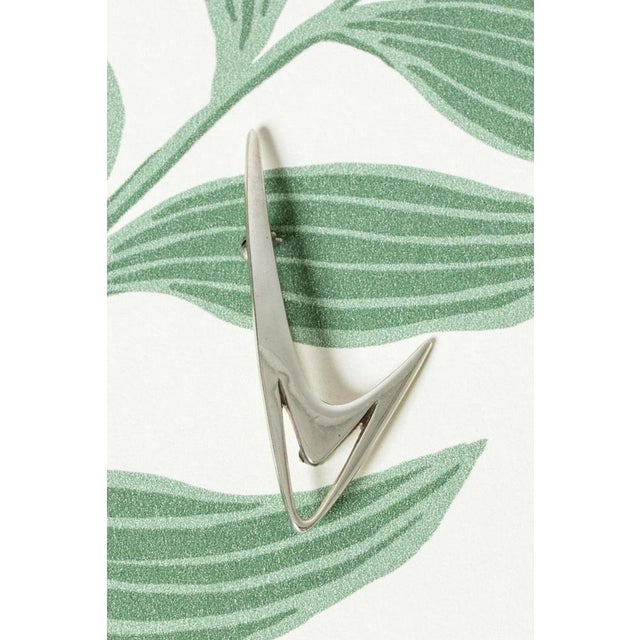 Vintage Silver Brooch by Poul Warmind, 1950s For Sale - Image 4 of 6