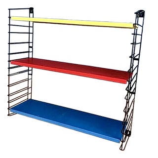 Colorful Wall Shelf by Adriaan Dekker from Tomado, 1950s For Sale
