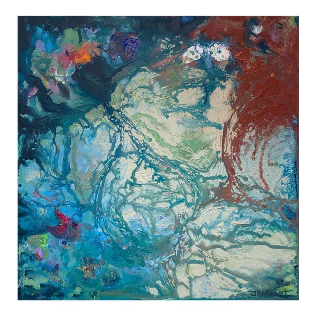 Firewater #2 Original Painting on Canvas For Sale