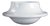 White Glass Atollo Vetro Bowl from VGnewtrend For Sale