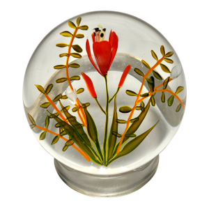 Paul Stankard “Daylily” Paperweight, 1977