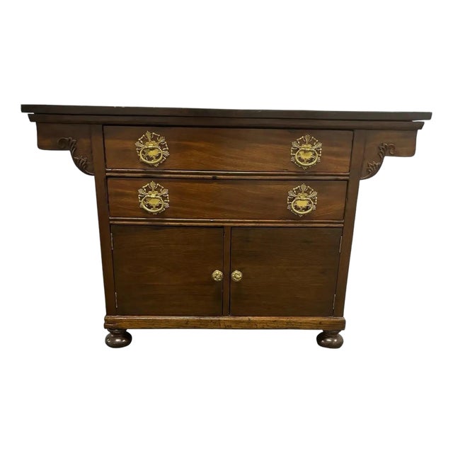 Early 20th Antique Chinoiserie Sideboard For Sale