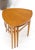 Set of Mid-Century Modern Three Rounded Triangle Shape Nesting Stacking Tables For Sale - Image 12 of 14