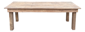 Farmhouse Table in Raw Beech Wood