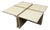 Modular Travertine Coffee Table, 1980s, Set of 4 For Sale