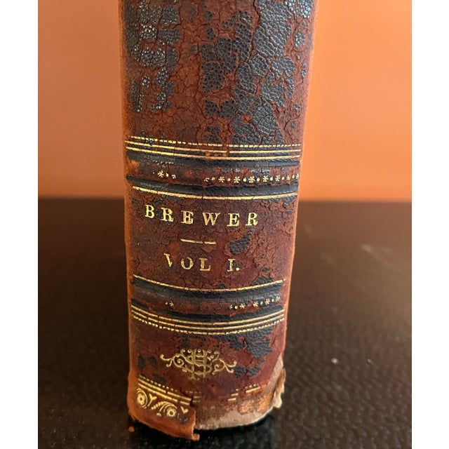This antique 1892 book titled "Character Sketches Of Romance Fiction And The Drama" Volume 1 (A through E) features a...