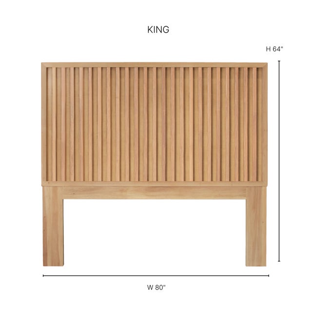 Modern Nova Headboard King - Natural For Sale - Image 3 of 6