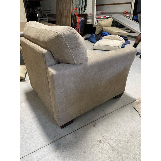 Early 21st Century Upholstered Club Chair, 21st Century For Sale - Image 5 of 7