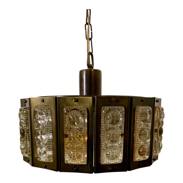 1960s Carl Fagerlund for Orrefors Pendant Light For Sale