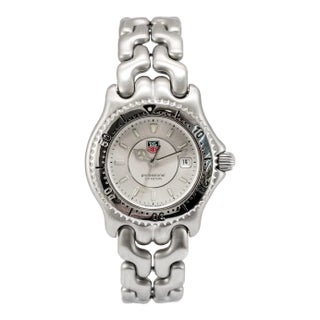 Ladies Tag Heuer S/El Professional 29mm Wg131B White Dial Steel Quartz Watch For Sale