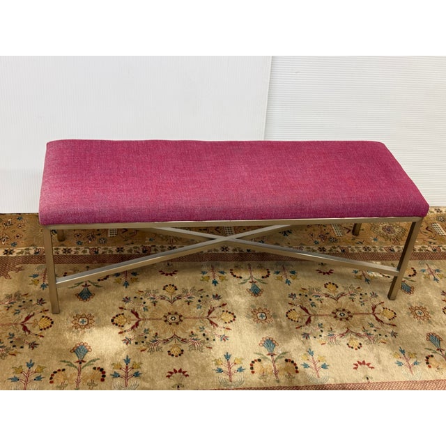 Lee Industries Bench, Berry For Sale In San Francisco - Image 6 of 12