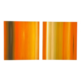 Raffaele Cioffi,Continuum Diptych, 2000s, Oil on Canvas For Sale