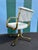 A Pair of Early 1990s Post Modern Brass Rolling Dining Chairs by Cal-Style Furniture. For Sale - Image 10 of 18